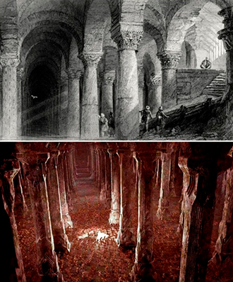 Древняя Цистерна Базилика в Византии